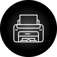 laser printer vector icoon