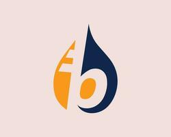 brandstof laten vallen of water laten vallen 'vriendje' logo ontwerp vector
