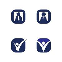 mensen pictogram werkgroep vector gemeenschapsteam voor zakelijk logo-ontwerp