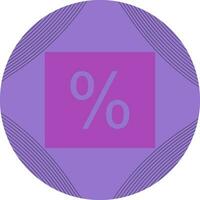 percentage vector icoon
