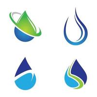 waterdruppel logo afbeeldingen vector