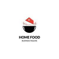 huis voedsel logo ontwerp sjabloon vector, en ten volle bewerkbare vector