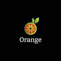 vers fruit logo ontwerp sjabloon in een vector formaat oranje logo