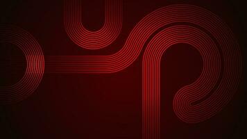 donker rood abstract achtergrond met serpentijn stijl lijnen net zo de hoofd onderdeel. vector