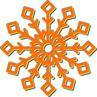 sneeuwvlok vector pictogram