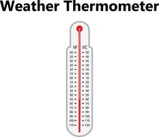 klassiek buitenshuis en binnen- Celsius alcohol ethanol rood en blauw thermometers reeks voor meteorologisch metingen realistisch vector