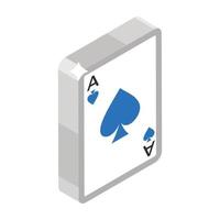 pokerkaart elementen vector