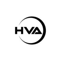 hva logo ontwerp, inspiratie voor een uniek identiteit. modern elegantie en creatief ontwerp. watermerk uw succes met de opvallend deze logo. vector