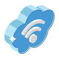 wifi cloud concepten vector