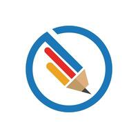 veren pen logo sjabloon vector