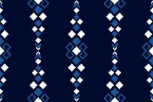 etnisch ikat meetkundig naadloos patroon. ontwerp voor tapijt, kleding, kleding stof vector