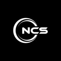 ncs logo ontwerp, inspiratie voor een uniek identiteit. modern elegantie en creatief ontwerp. watermerk uw succes met de opvallend deze logo. vector