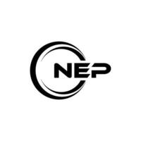 nep logo ontwerp, inspiratie voor een uniek identiteit. modern elegantie en creatief ontwerp. watermerk uw succes met de opvallend deze logo. vector