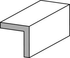 staal secties, icoon profielen borden buizen, dimensies eigendommen technisch specificaties vector