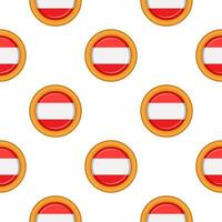 patroon koekje met vlag land Letland in smakelijk biscuit vector