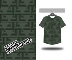 driehoek ontwerp sport Jersey vector