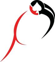 sport- kaart racket logo vector