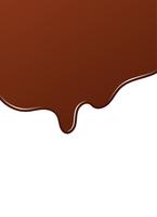 Vloeibare chocolade of bruine verf. Vector illustratie.