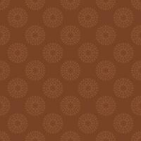 abstract modern meetkundig bloem patroon met polka dots Aan achtergrond. vector