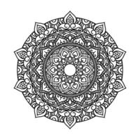 decoratief mandala en patroon voor mehndi, bruiloft, tatoeëren, Islam, Indisch, Arabisch. schets mandala's kleur boek bladzijde. vector