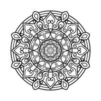 decoratief mandala en patroon voor mehndi, bruiloft, tatoeëren, Islam, Indisch, Arabisch. schets mandala's kleur boek bladzijde. vector