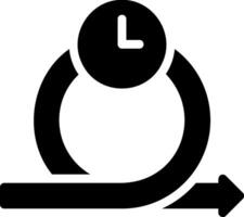 agile glyph-pictogram vector