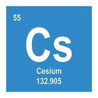 cesium icoon vector