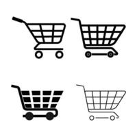 trolley vector pictogram vector