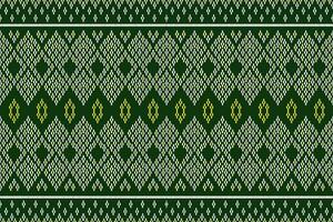 etnisch abstract ikat naadloos patroon in tribal.stof Indisch en maxicaans stijl. ontwerp voor achtergrond, behang, illustratie, kleding stof, kleding, tapijt, textiel, batik, borduurwerk. vector