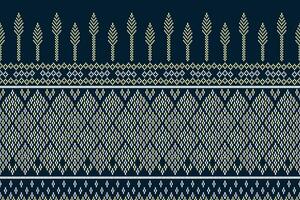 etnisch abstract ikat. naadloos patroon in stam, volk borduurwerk. aztec meetkundig kunst ornament print ontwerp voor tapijt, behang, kleding, inpakken, kleding stof, omslag, textiel.stijl maxican, indain vector