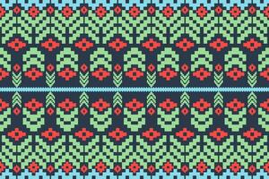 meetkundig etnisch oosters patroon traditioneel ontwerp voor stof, tapijt, kleding, textiel, batik.etnisch abstract ikat naadloos patroon in tribal.borduurwerk stijl. vector