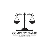 justitie wet logo sjabloon vector