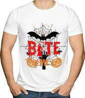 beet me gelukkig halloween t overhemd ontwerp vector