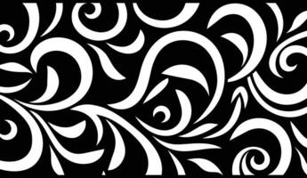 oud wijnoogst zwart en wit rol patroon vector, in de stijl van keramiek, 1970 Cadeau, precisiewerker kunst, fenicisch kunst, patroon ontwerpen vector