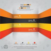 infographic minimale elementen vector