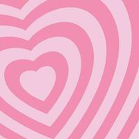 plein banier met roze hart vormig achtergrond. vector