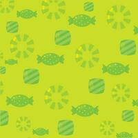 gekleurde naadloos patroon achtergrond met groen snoepjes vector