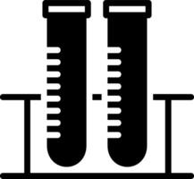 solide icoon voor buis vector