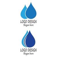 waterdruppel logo sjabloon vector illustratie ontwerp