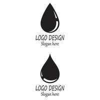 waterdruppel logo sjabloon vector illustratie ontwerp