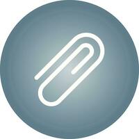 paperclip vector pictogram