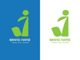 brief logo ontwerp vector