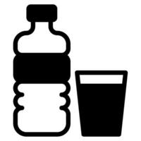 water fles icoon illustratie vector