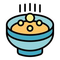 Japan bal voedsel icoon vector vlak