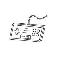 vector illustratie van joystick, gamepad voor video spellen.