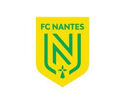 fc nantes symbool club logo ligue 1 Amerikaans voetbal Frans abstract ontwerp vector illustratie