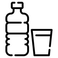 water fles icoon illustratie vector