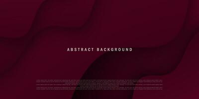 futuristische donker rood Golf abstract achtergrond met realistisch helling kleur Aan achtergrond. eps10 illustratie vector