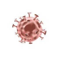 vector covid-19 virus cel biotechnologie rood grafisch