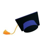 vector studenten Gooi omhoog diploma uitreiking petten en certificaten